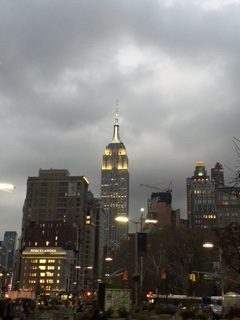 Lights on the Empire State Building